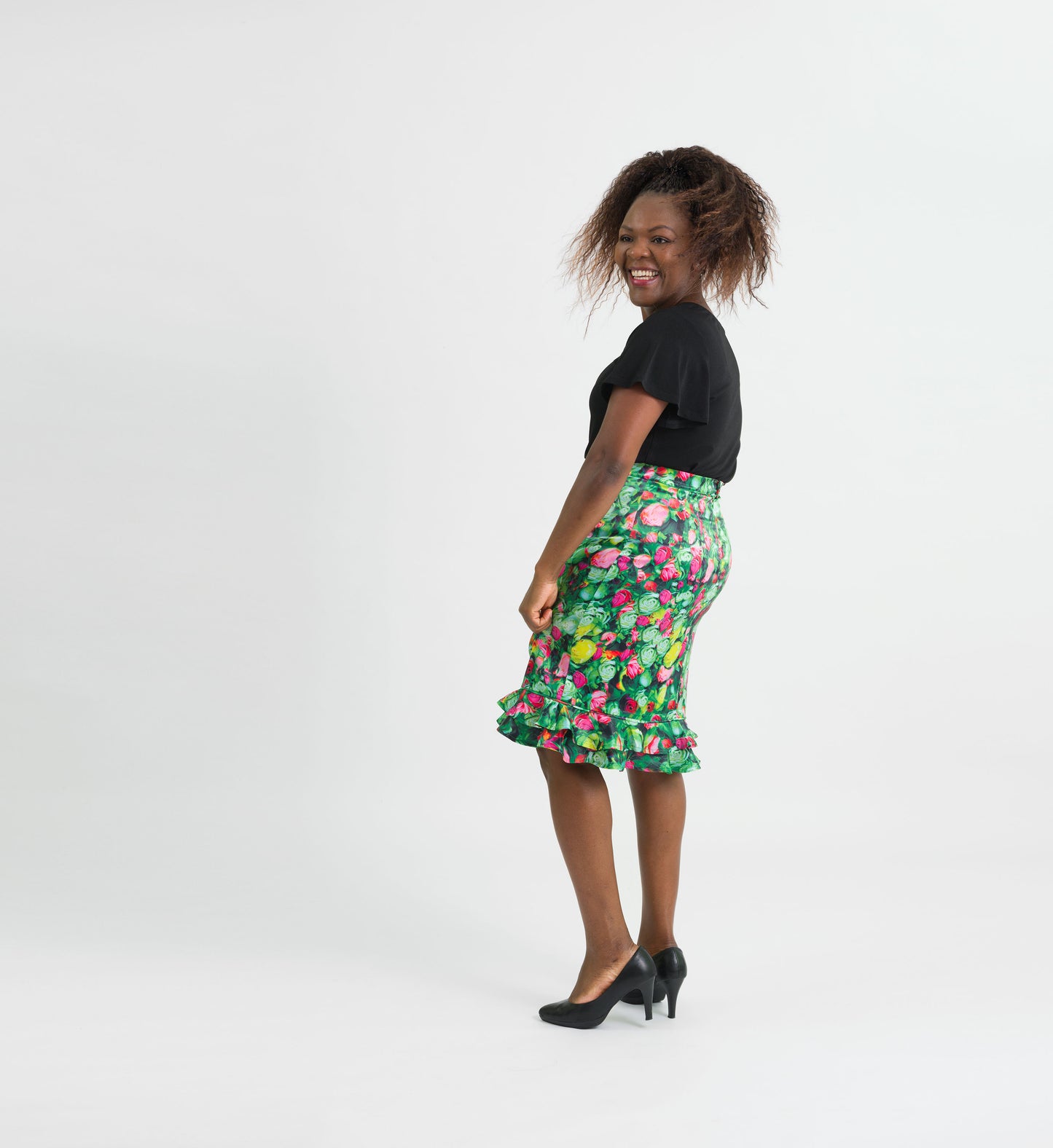 Green Rose Skirt