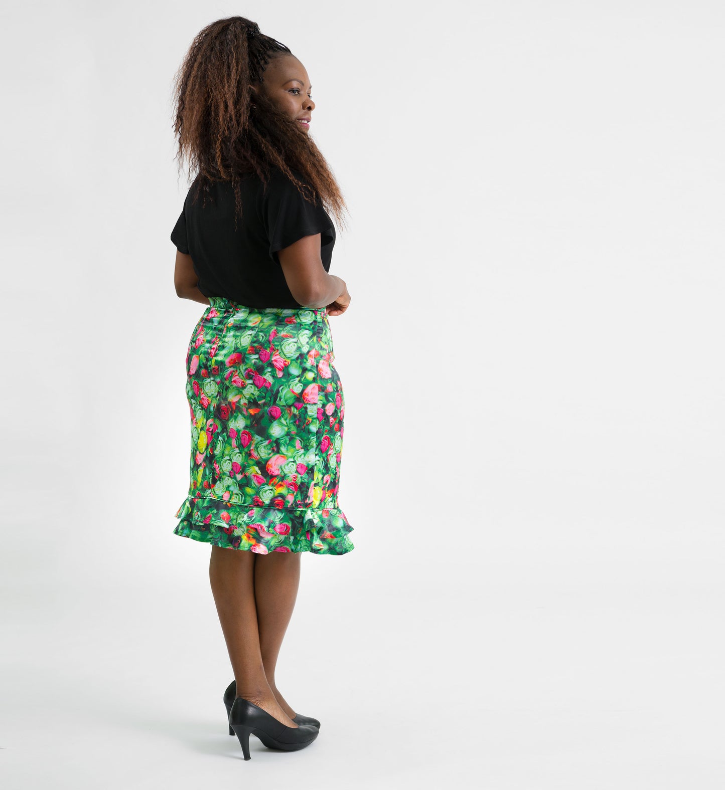 Green Rose Skirt